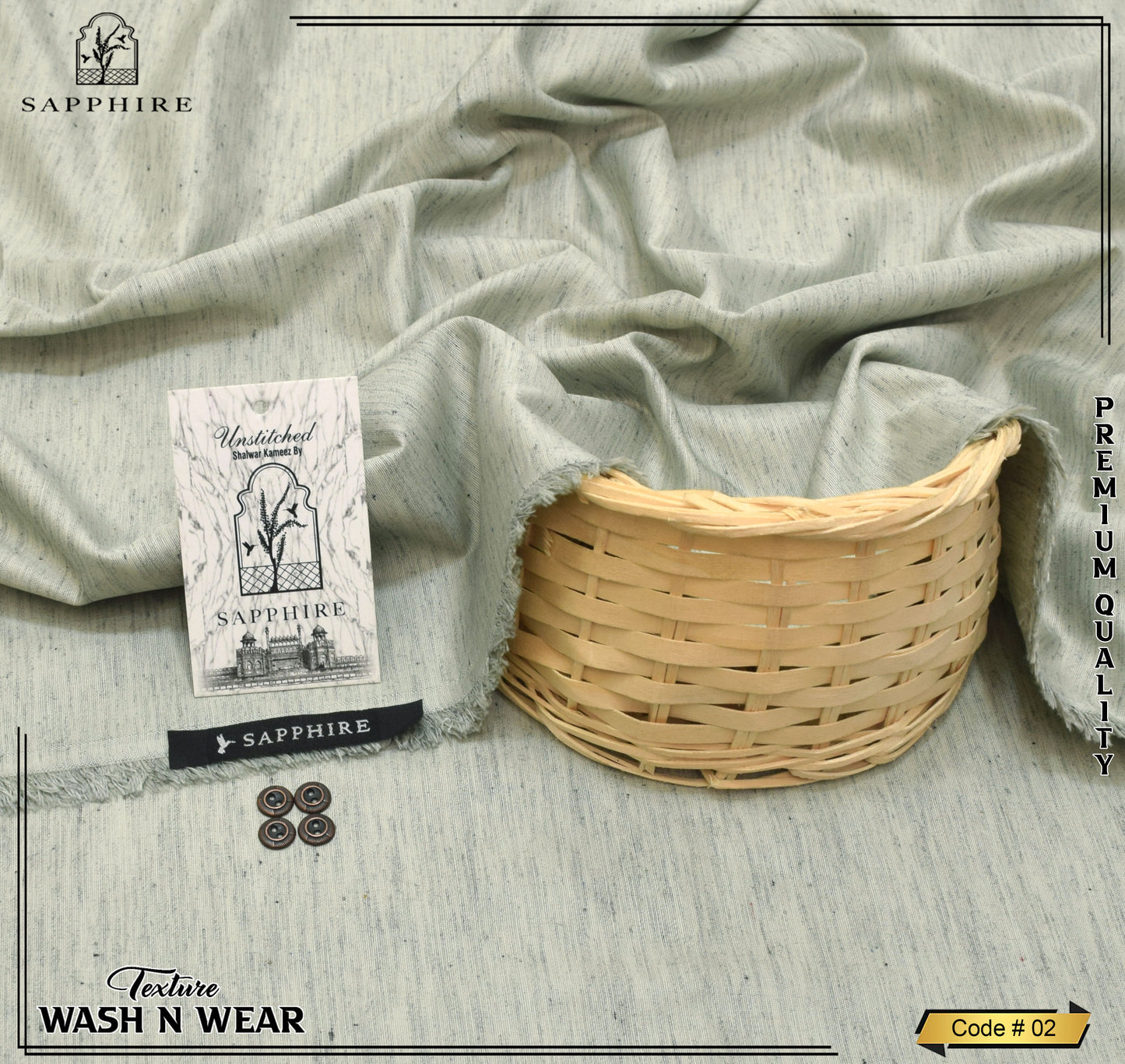Sapphire Texture Wash&Wear (Code 2)