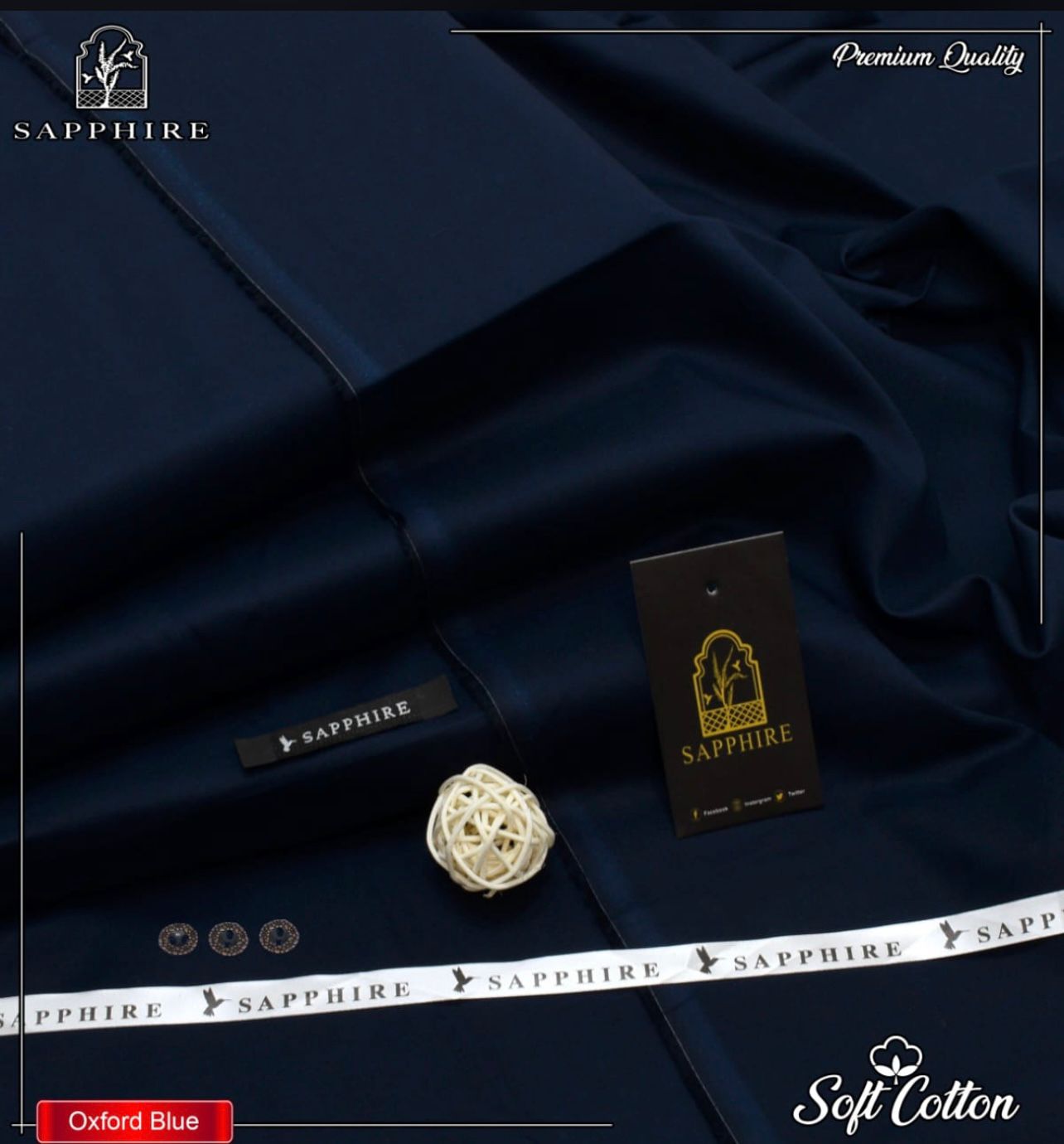 Sapphire Cotton (Blue)
